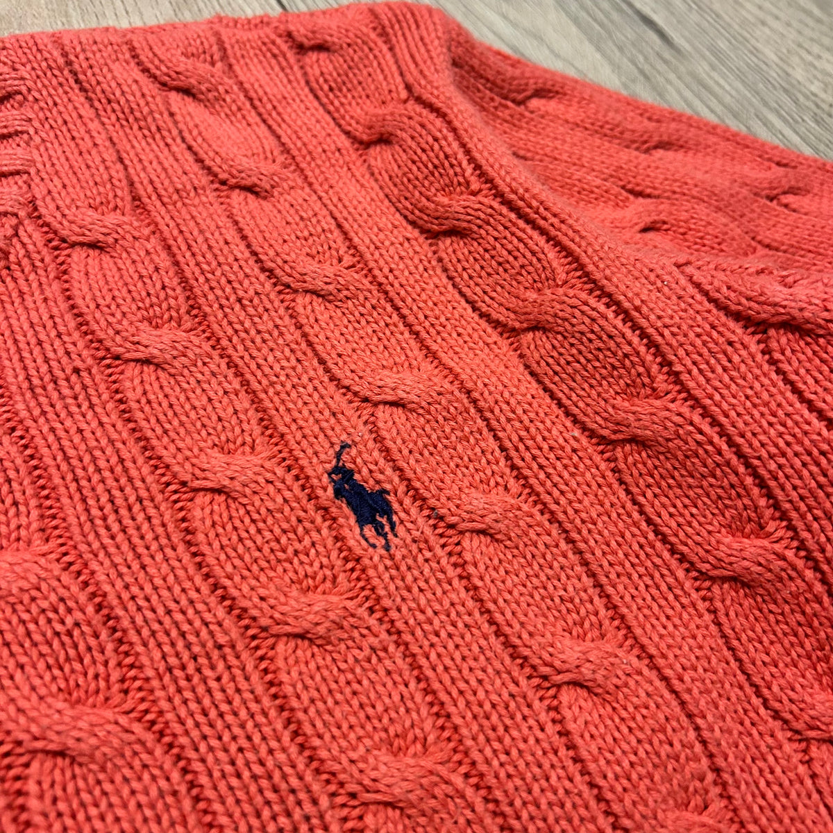 Sweter Ralph Lauren warkocz damski