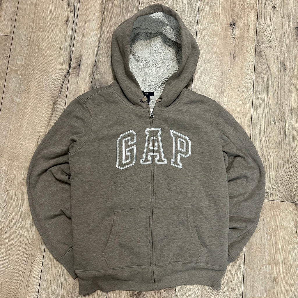 Bluza gap z futerkiem sherpa y2k swag