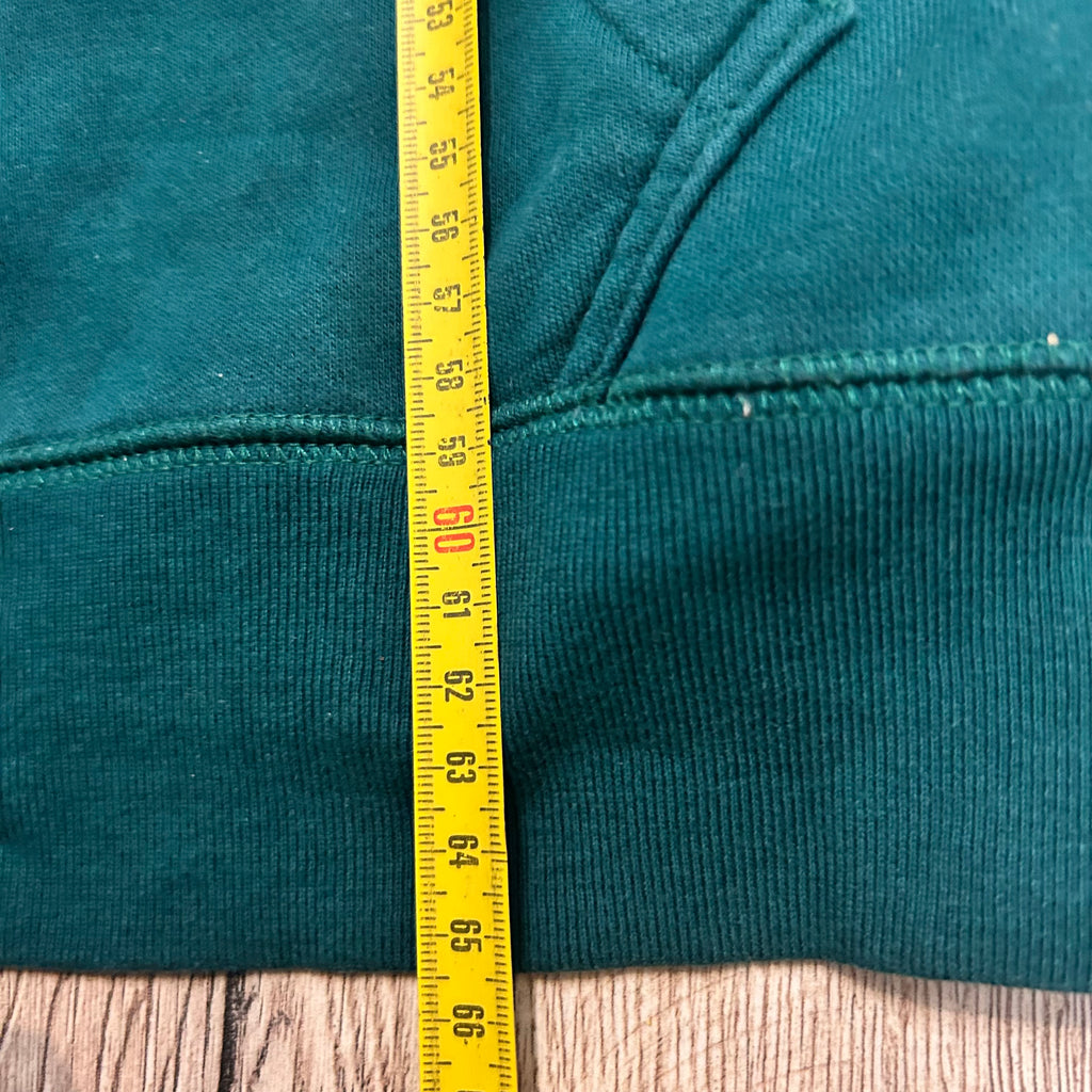 Bluza z kapturem Gap dresowa zielona unisex vintage y2k